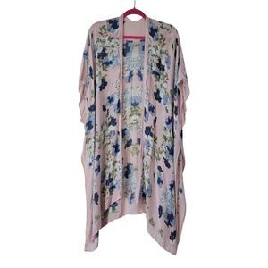 2 Chic Floral Pajama Set Blue Pink Size OS Boho